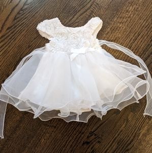 💖 LIMITED TIME SALE Baptism Christening 9 months Baby Girl White Dress